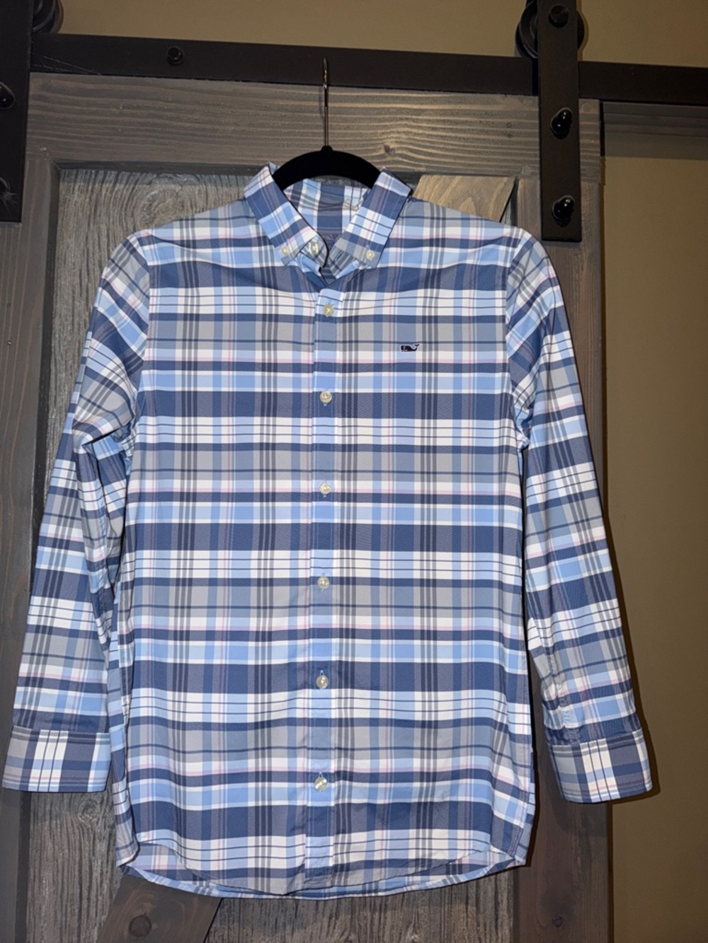 Vineyard Vines Boys Performance Plaid Button-Down Shirt